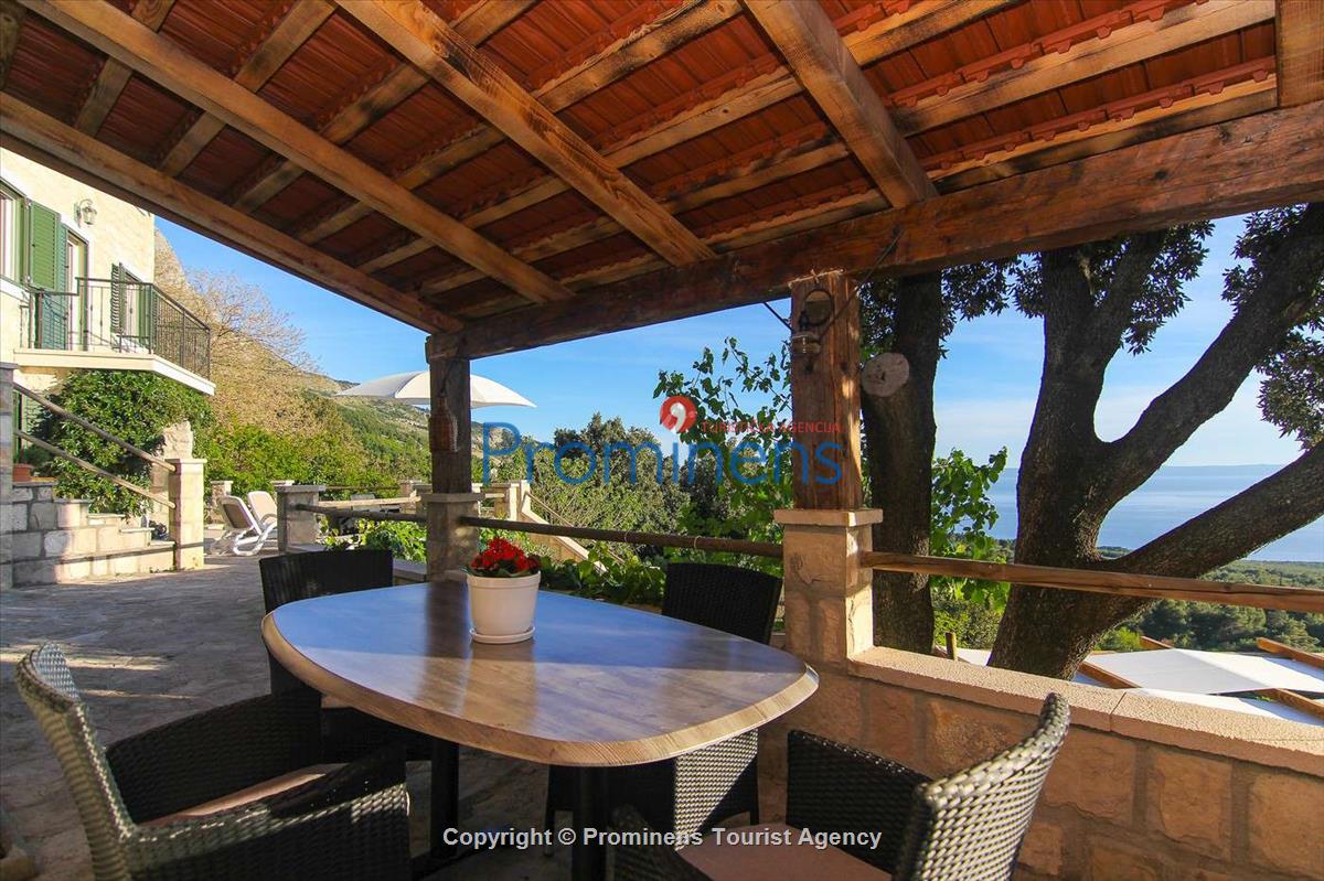 Ferienhaus Villa Dado Baška Voda,  Makarska Riviera  Kroatien  mit Meerblick beheiztem Pool und Garten