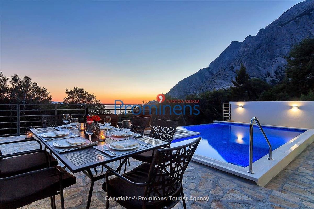 Ferienhaus Sergio mit beheiztem Pool bei Baška Voda an der Makarska Riviera mieten  Familienurlaub in Dalmatien