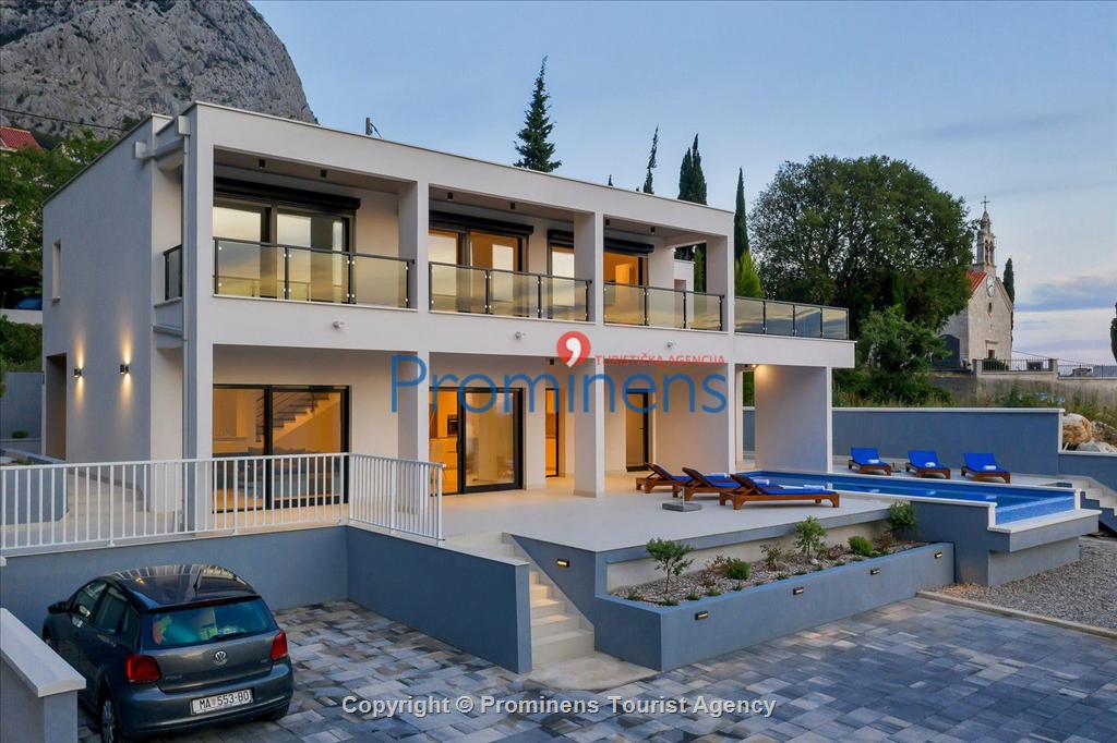 Ferienhaus Villa E mit Pool un Meerblick bei Baška Voda , Makarska Riviera  Dalmatien mieten