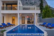 Ferienhaus Villa E mit Pool un Meerblick bei Baška Voda , Makarska Riviera  Dalmatien mieten