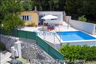 Ferienhaus Giran mit Pool und Meerblick in Bast  Makarska Riviera  Dalmatien;  Kroatien, Urlaub