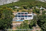 Modernes Ferienhaus Villa Alta Vista mit Pool  Meerblick bei Baska Voda  Makarska Riviera  