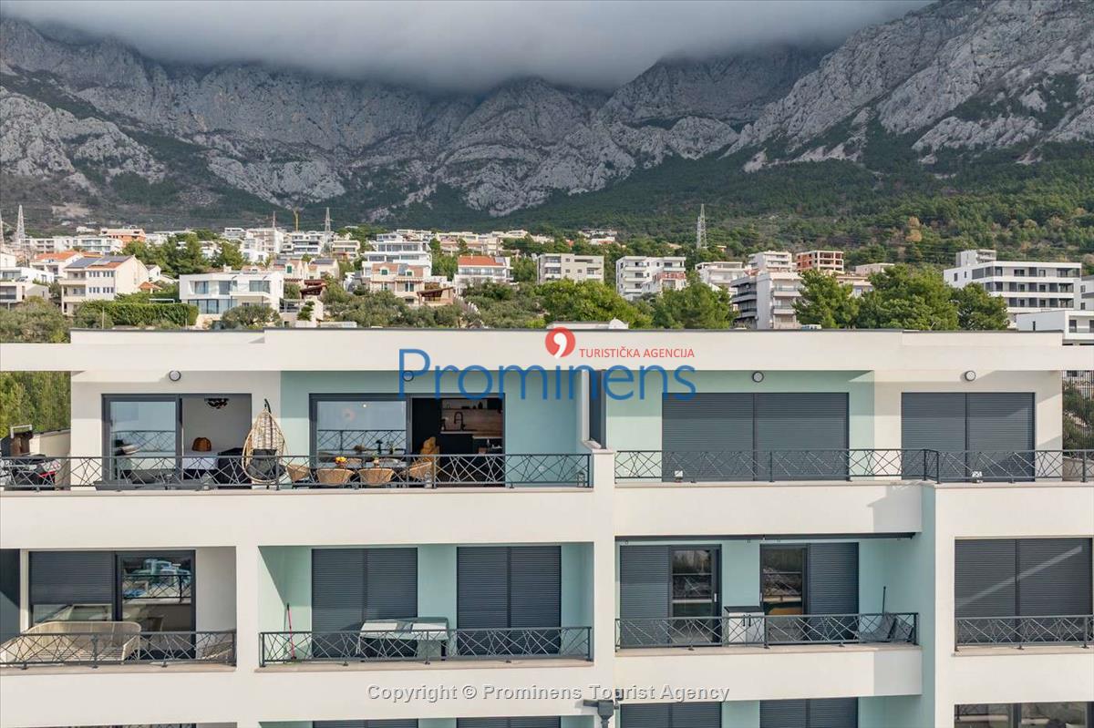 Penthouse Helena in Makarska – Exklusive Ferienwohnung mit Meerblick und Whirlpool