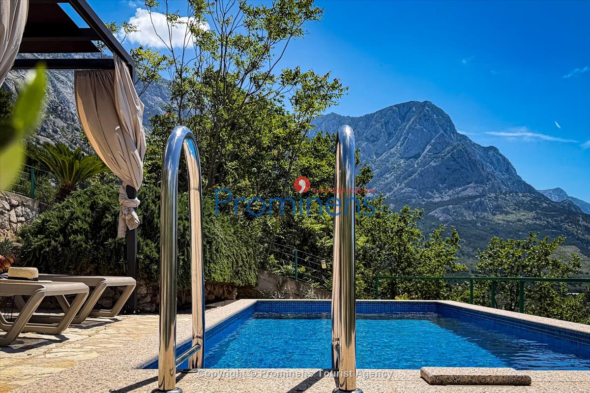 Ferienhaus mit Pool Vista Mare Baška Voda Kroatien