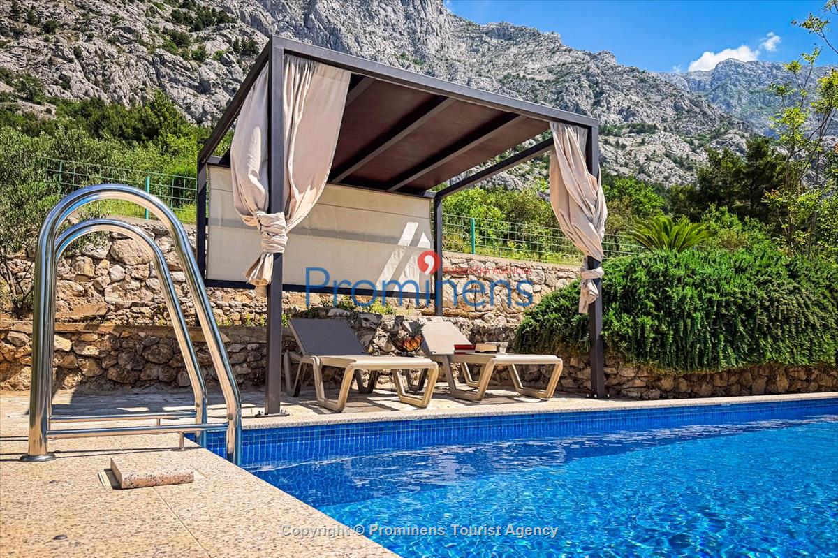 Ferienhaus mit Pool Vista Mare Baška Voda Kroatien