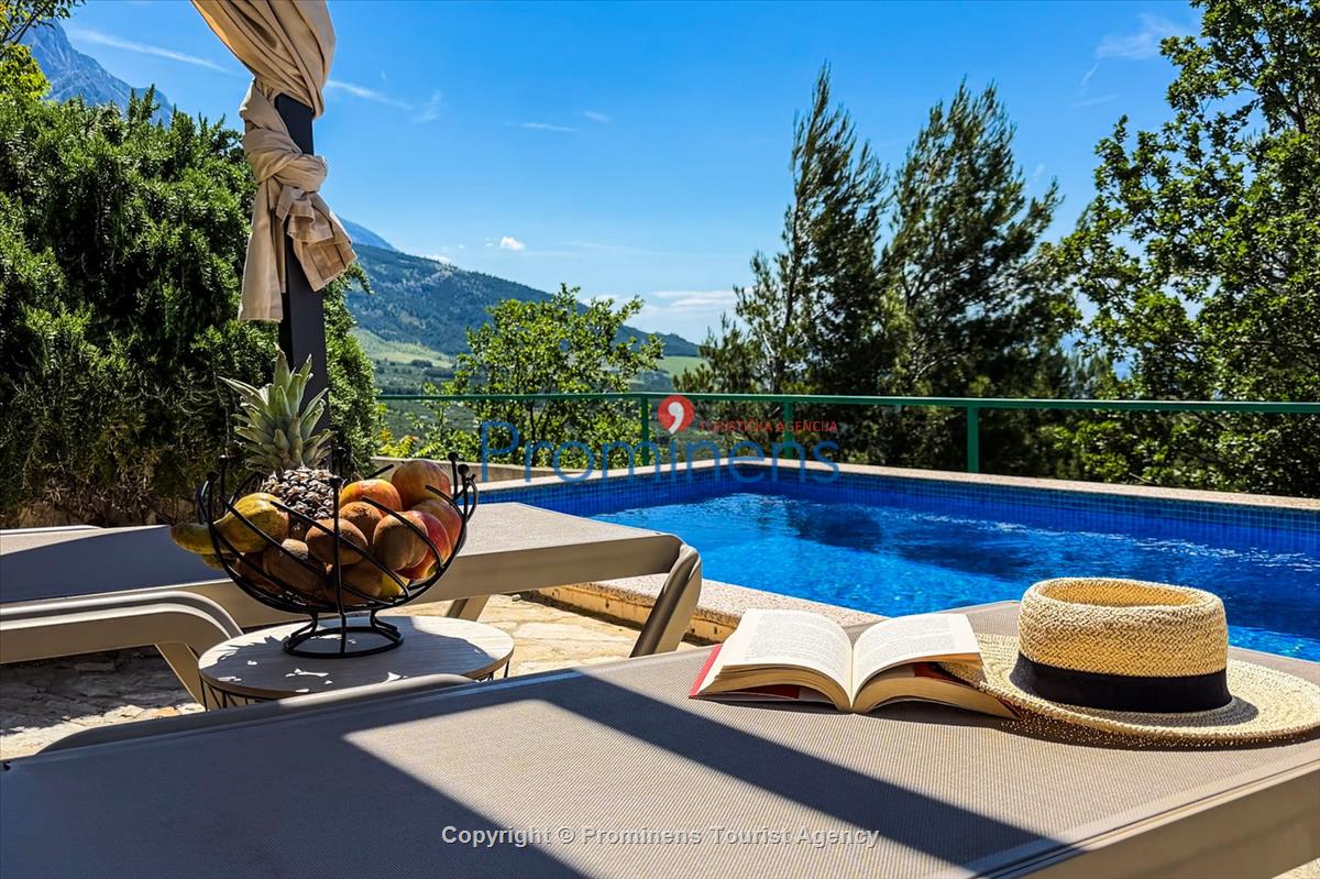 Ferienhaus mit Pool Vista Mare Baška Voda Kroatien