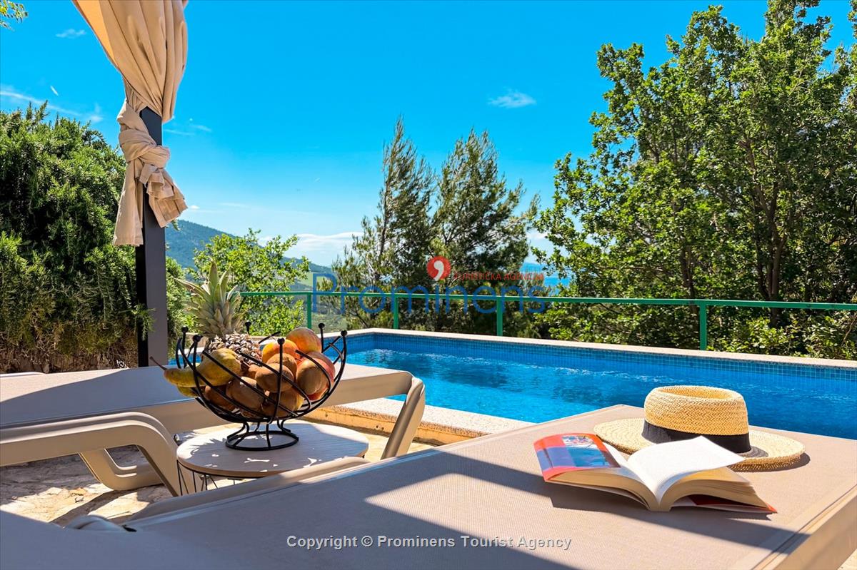 Ferienhaus mit Pool Vista Mare Baška Voda Kroatien