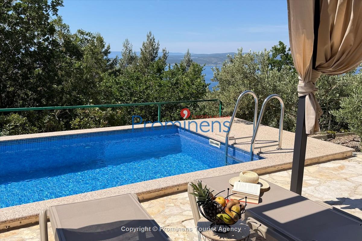 Ferienhaus mit Pool Vista Mare Baška Voda Kroatien