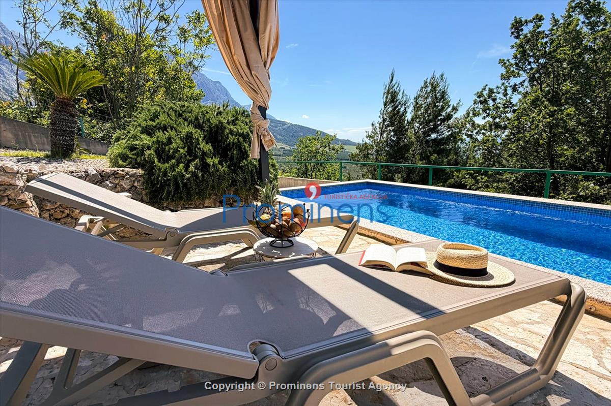 Ferienhaus mit Pool Vista Mare Baška Voda Kroatien