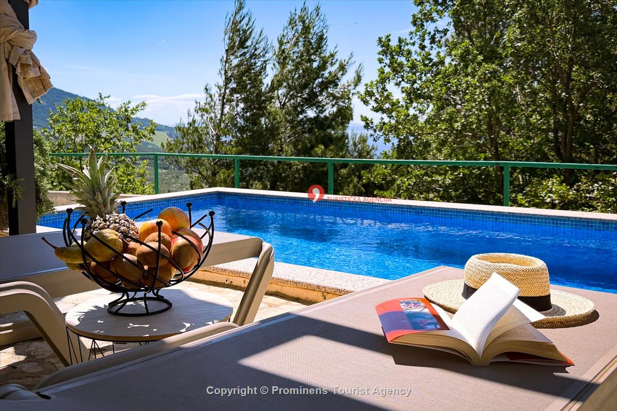Ferienhaus mit Pool Vista Mare Baška Voda Kroatien