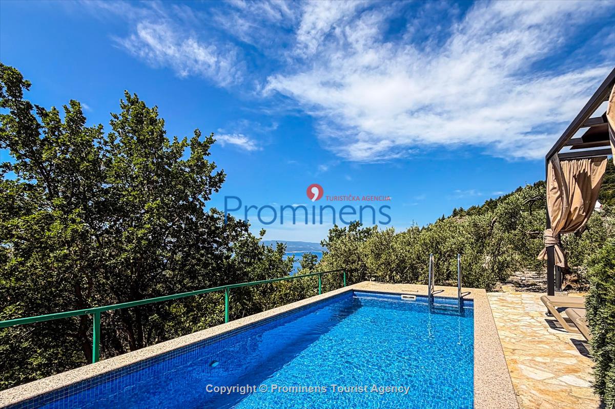 Ferienhaus mit Pool Vista Mare Baška Voda Kroatien