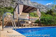 Ferienhaus mit Pool Vista Mare Baška Voda Kroatien