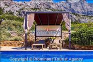 Ferienhaus mit Pool Vista Mare Baška Voda Kroatien